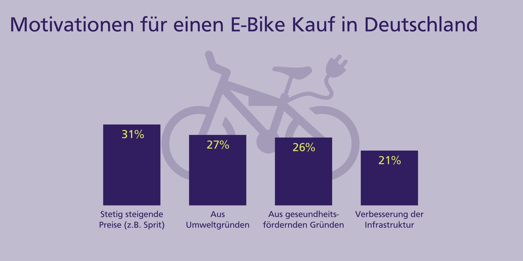 Motivationen für einen E-Bike Kauf in Deutschland