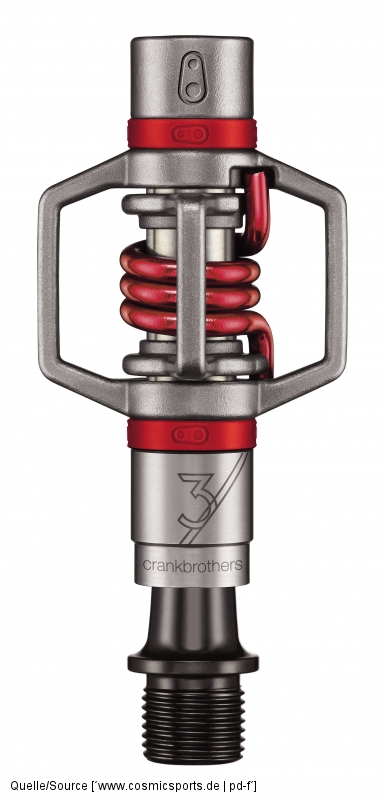 Klickpedale Eggbeater in Rot von den Crankbrothers