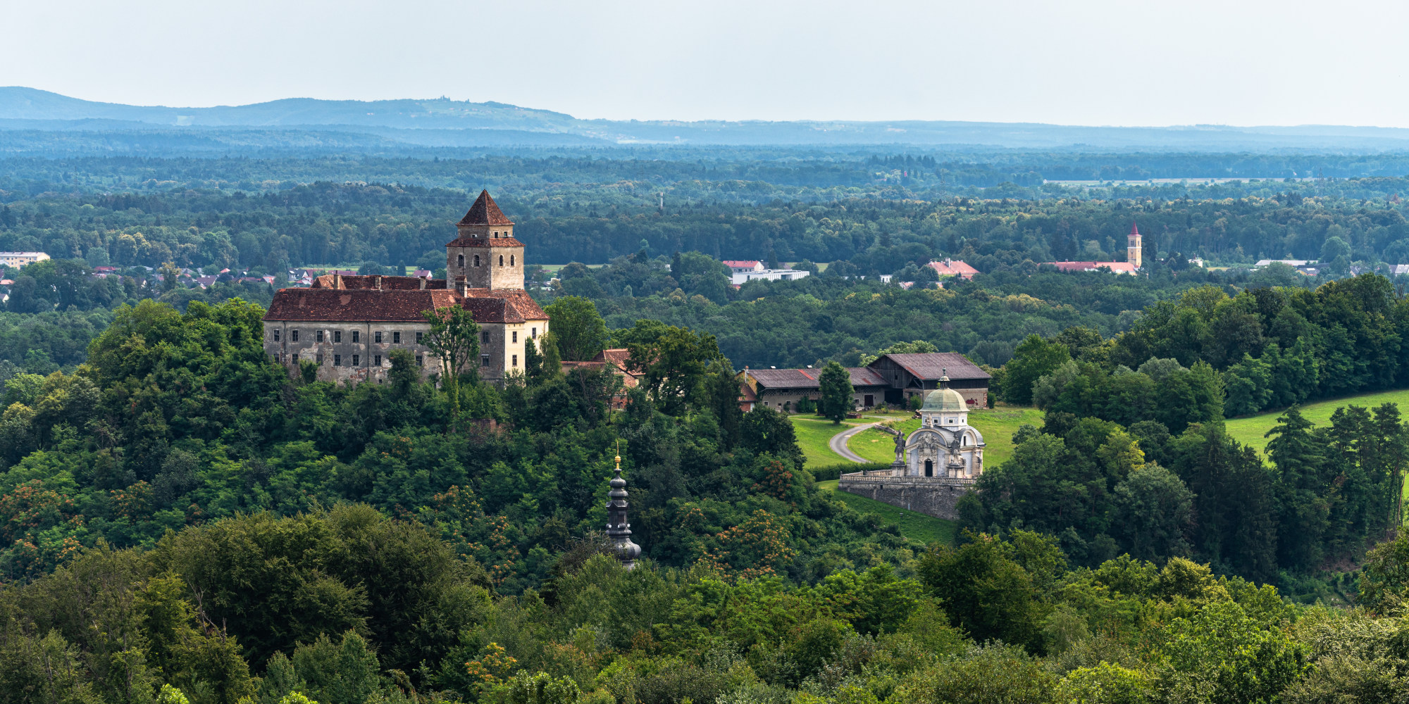 Blick auf Leibnitz in der Steiermark in Österreich